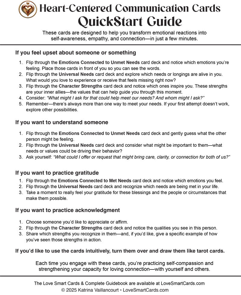 Love Smart Cards Complete Guidebook (PDF)