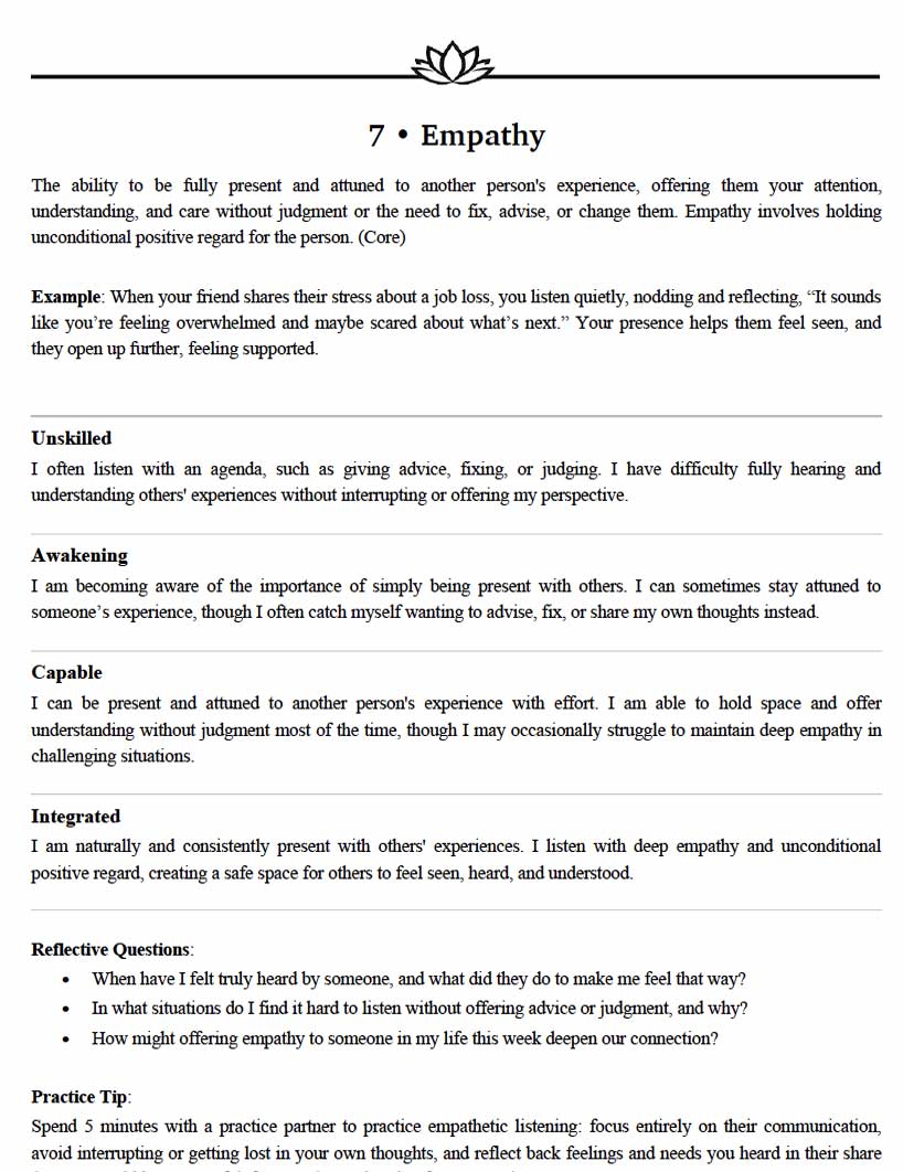 Pathways to Liberation: 64 Skill Self-Assessment Guide to Living Compassionately