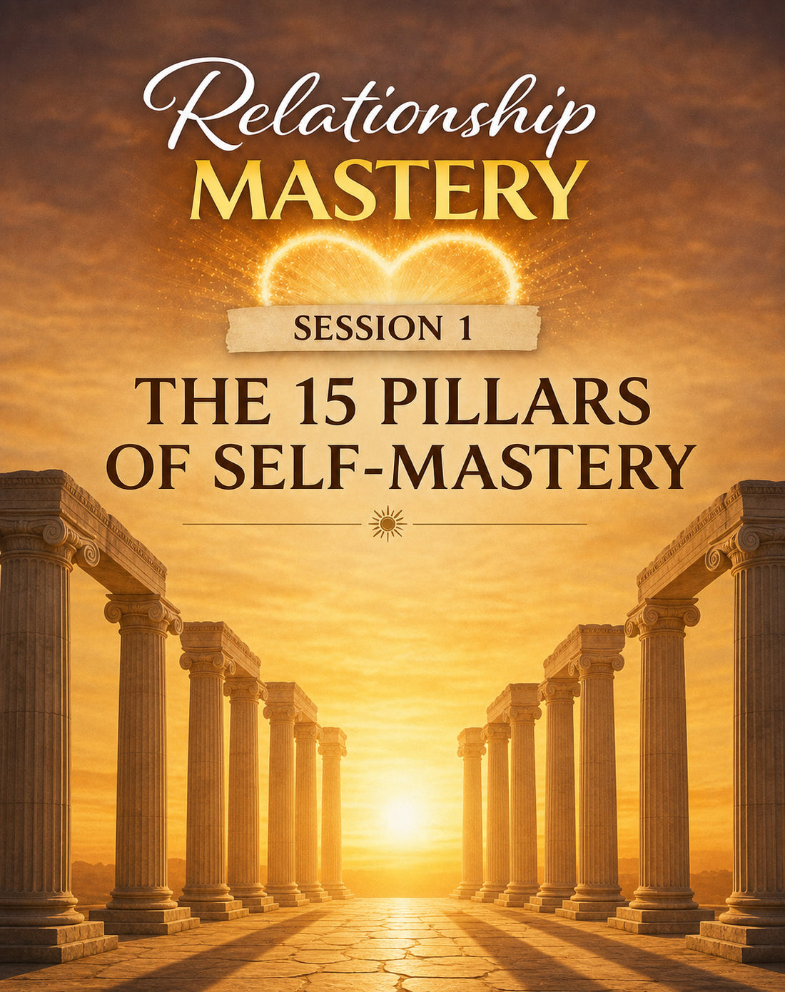 Relationship Mastery: 15 Pillars of Self-Mastery (Recorded Workshops 